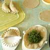 Вареники из ржаной муки с укропом