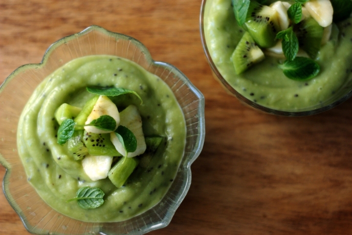 Пуддинг с киви и авокадо (live) Пуддинг с киви и авокадо (live)